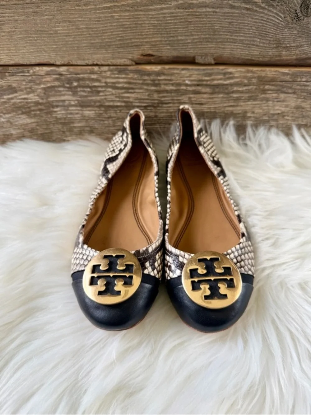 TORY BURCH | Cap Toe Minnie Ballet Flats